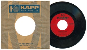 Philippines JANE MORGAN Temptation 45 rpm Vinyl Record w/ cover - Picture 1 of 2