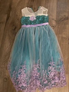 Ariel Dress Halloween Costume For Little Girls  - Picture 1 of 5