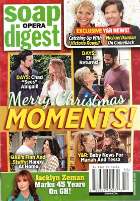 SOAP OPERA DIGEST Magazine December 26 2022 Jacklyn Zeman Victoria Rowell - Image 1 of 3