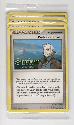 Pokemon 2007-2008 Professor Rowan 112/130 Professor Program Promo Pack SEALED!! - Image 1 of 3