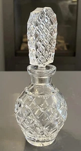 VINTAGE CUT GLASS PERFUME BOTTLE LARGE - Picture 1 of 9