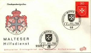 Offizieller Ersttagsbrief Dt. Bundespost "Malteser-Hilfsdienst" 11. 08. 1969 - Bild 1 von 1