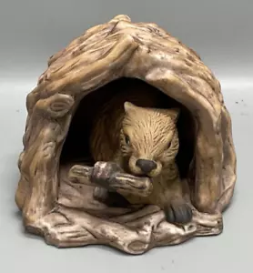 Franklin Porzellan WOODLAND SURPRISES Figurenset BIBER mit STÖCKEN - Bild 1 von 3