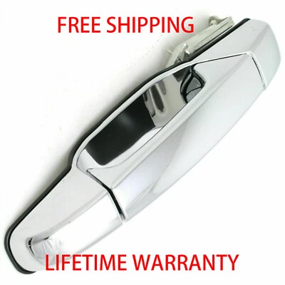 Manija de puerta exterior para Chevrolet Silverado 1500 Tahoe 2007-2013 trasera izquierda cromada Foto 1 de 2