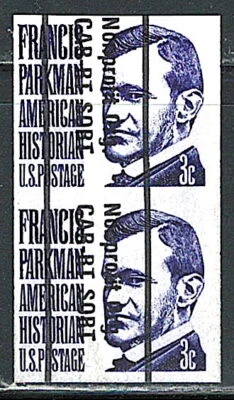 Mint US Errors (Imperf Pair) Precanceled Stamp,Scott# 1297A, (MNH), - Image 1 of 2