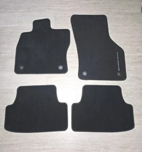 2015-17 Volkswagen VW Golf Wolfsburg OEM Black Carpet Floor Mats 4pc Set 5GM.864 - Picture 1 of 8