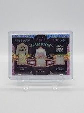 2022 Leaf In the Game Used MUHAMMAD ALI, LARRY HOLMES, MIKE TYSON Relic 5/15