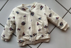 POLO RALPH LAUREN Autentica Giacca Polo Bambino Ragazzo Sci Avorio Bianco Taglia 18 Mesi - Foto 1 di 7