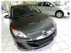 CAR HOOD BONNET BRA fit Mazda 3 2009-2013 NOSE FRONT MASK BRA DE CAPOT - Imagen 1 de 3