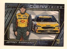 JEFFREY EARNHARDT 2016 PANINI TORQUE NASCAR RACING CLEAR VISION 