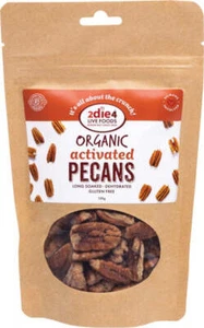 2die4 Live Foods Organic Activated Pecans Activated with Fresh Whey 120g - Picture 1 of 1