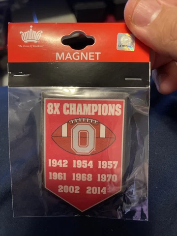 Ohio State Buckeyes 8x Champs Banner Magnet Cover