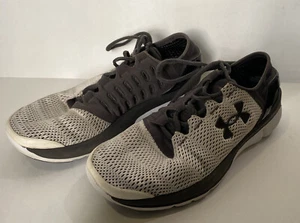Herren Under Armour Speedform Schuhe Größe 8,5 grau schwarz weiß - Bild 1 von 6