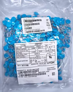New Bag 500X CS14-F2GA103MYGKA TDK 10000pF 10nF 440VAC 2.6kV Ceramic Capacitor - Picture 1 of 5