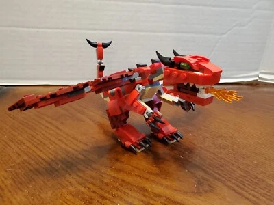 LEGO Creator #31032 Criaturas Rojas 3 en 1 - Todas las Piezas: Dragón, Escorpión, Serpiente, Foto 1 de 4