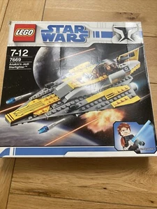 LEGO Star Wars The Clone Wars Anakin's Jedi Starfighter 7669 - Complete Set - Picture 1 of 3