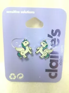 Claire's ~Unicorn Earrings ~One Pair ~Brand New - Picture 1 of 2