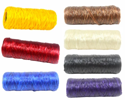 Kulay Artificial Sinew Waxed Flat Polyester Thread, Pack of 7; 140 yards - Image 1 of 4