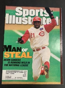 Sports Illustrated May 26 1997 Man Of Steal Deion Sanders Running Wild In The NL - Picture 1 of 2