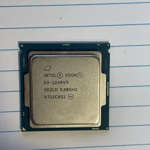 Intel Xeon E3-1240V5 SR2LD 3.50GHz 8MB 4-Core LGA1151 Socket CPU Processor - Picture 1 of 2