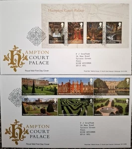 GB 31-7-2018 Hampton Court Palace 2 x FDCs + Inserts Mint & Crisp Tallents House - Picture 1 of 1