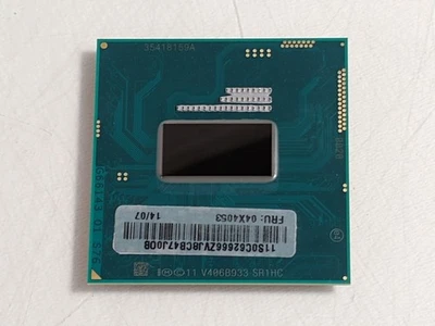Lot of 5 Intel Core i3-4000M 2.4 GHz 5GT/s Socket G3 Laptop CPU Processor SR1HC - Image 1 of 2
