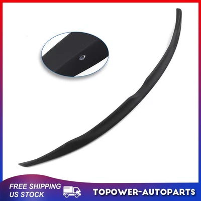 For 2014-2020 Infiniti Q50 Sedan ABS Plastic Matte Black Rear Trunk Spoiler Lip - Image 1 of 4