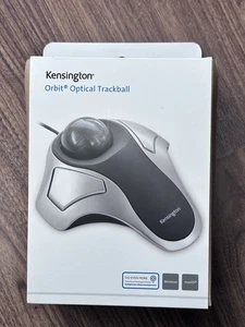 Kensington Orbit Optical TrackBall Usb Ergonomic Mouse Stress Relief For Hand . - Picture 1 of 3