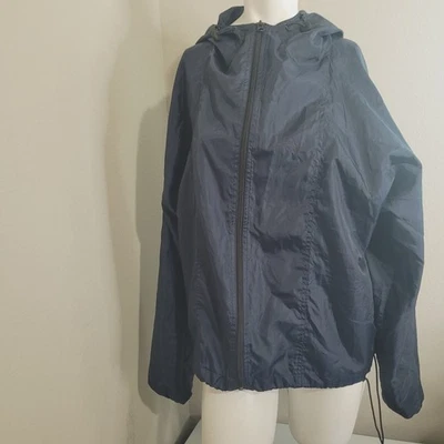 Banana Republic Pequeña Chaqueta Cortavientos Bolsillos Cremallera Completa Cordón Sudadera con Capucha Foto 1 de 4