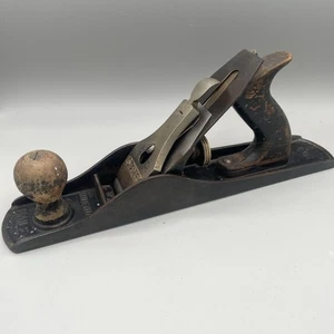 Vintage Stanley Bailey No 5 Jack Plane 14" Smooth Made in USA Woodworking Tool - Picture 1 of 11