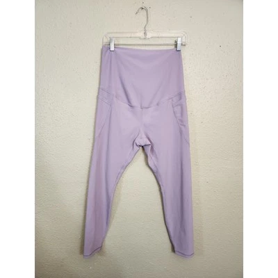 Leggings para mujer Old Navy púrpura cintura alta PowerSoft bolsillo lateral talla grande Foto 1 de 4