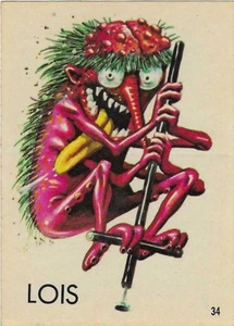 ¡¡¡Pegatinas feas Topps 1965 #34 "Lois"!!! ¡¡EXCELENTE ARTÍCULO RARO!!! - Imagen 1 de 1