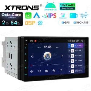 7 inch Android 14 Deck WiFi Double 2 DIN Car Radio Stereo CarPlay GPS 64G 8Core - Picture 1 of 16