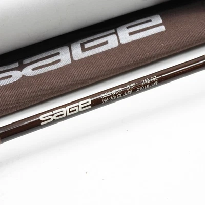 Sage 353 GBS Spinning Fishing Rod. 5’ 3”. W/ Tube & Sock. - Image 1 of 4