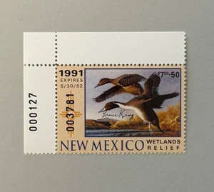 1991 New Mexico State Duck Stamp - NM1G - Picture 1 of 2