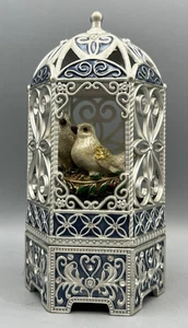 SANKYO Emaille Vogelkäfig Spieluhr, Hühner, Tanz der Zuckerpflaumenfee - Bild 1 von 14