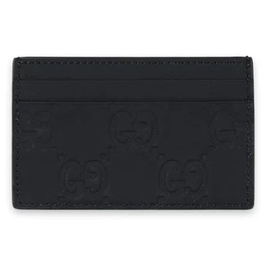 Gucci GG Rubber Effect Cardholder (Black) 771315 AAC0L 1000 132477549 - Picture 1 of 6