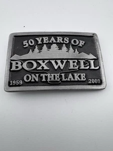 Boy Scouts Boxwell Reservación Raro Hebilla de Cinturón 1959-2009 Conmemorativo - Imagen 1 de 3