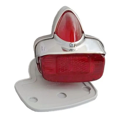 Blinker Hinten Komplett Verchromung Kunststoff Vespa 150 / GS Von ? 59 Al? 64 - Bild 1 von 2