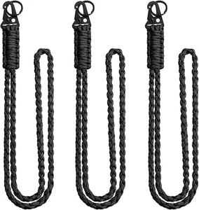 3X Cordón Paracord de alta resistencia Collar Correa Trenzado Llavero Cordón Paracaídas - Imagen 1 de 3