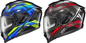 Scorpion EXO-ST1400 Hex Helmets Red Blue SM-2X - Bild 1 von 3