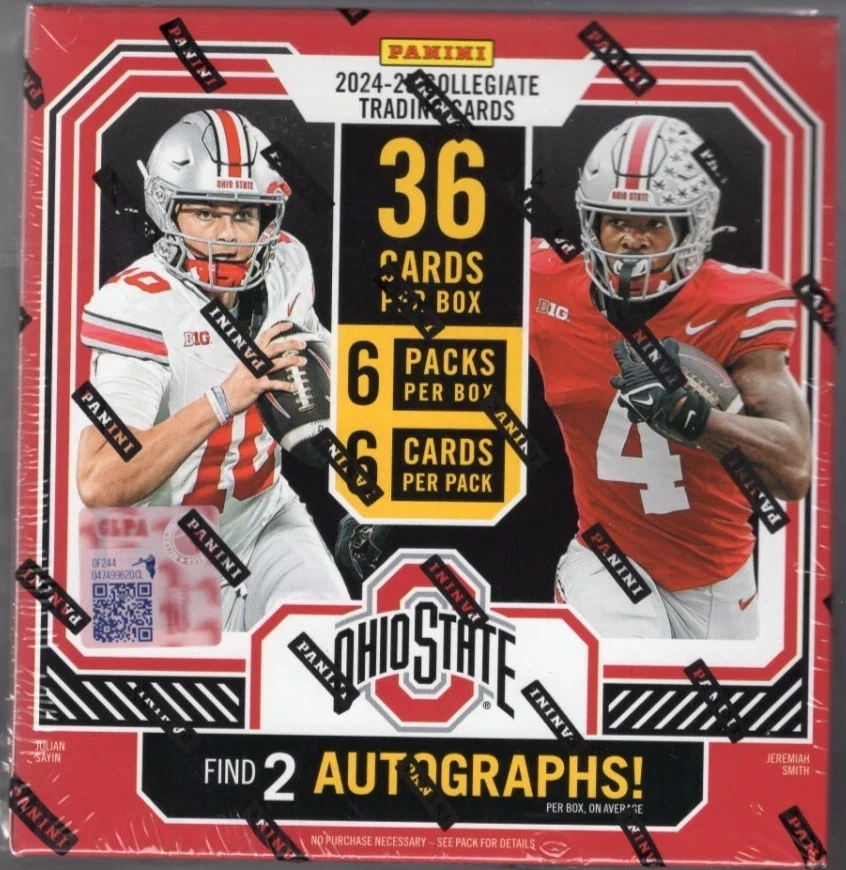 2025 Panini Ohio State University Collegiate NIL Factory Sealed Hobby Box 2 Auto - Image 1 of 1