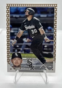2023 Topps Complete Set Fanatics Exclusive Gold Star Jake Burger #528 - Picture 1 of 2