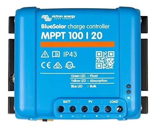 Controlador Victron Energy Bluesolar MPPT 100V 20 Amp 48 Voltios SCC110020170R Foto 1 de 1