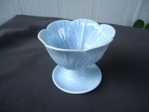 vintage Lyndale Moss Australian pottery footed sundae dessert sweet bowl dish - Bild 1 von 3