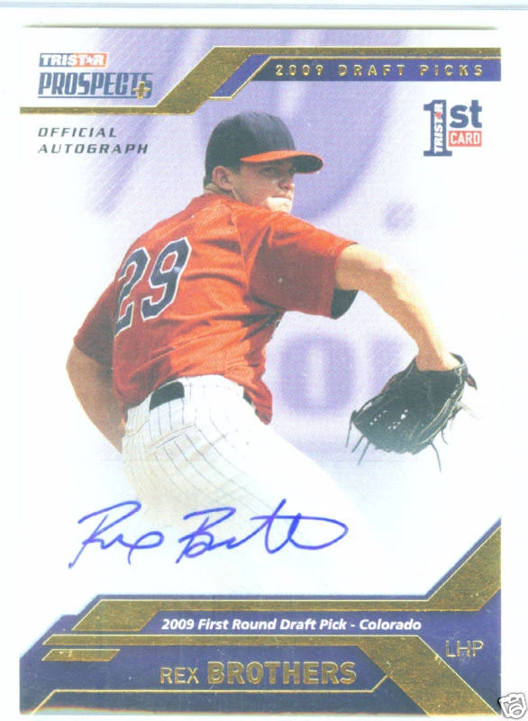 Rex Brothers Colorado 2009 Tristar Plus Gold Autograph - Image 1 of 1