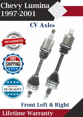 New OE Front CV Axles For 1997-2001 Chevy Lumina 3.1L 3.4L 3.8L Lifetime Warran. — 第 1/4 张图片