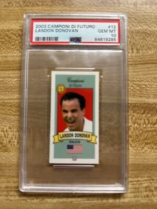 2003 Campioni Di Futuro Landon Donovan Rookie Card RC #12 PSA 10 Gem Mint *pop 3 - Picture 1 of 3