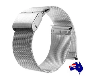1.5mm Stainless Steel Milanese Mesh Watch Band Strap Slider Adjust Clasp M4 - Picture 1 of 2