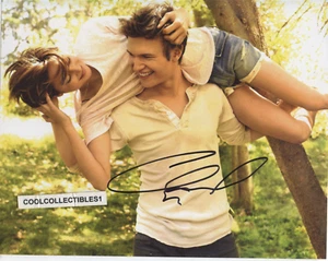 ANSEL ELGORT "THE FAULT IN OUR STARS" HAND SIGNED 8X10 PHOTO 4 COA “PROOF” - Picture 1 of 2